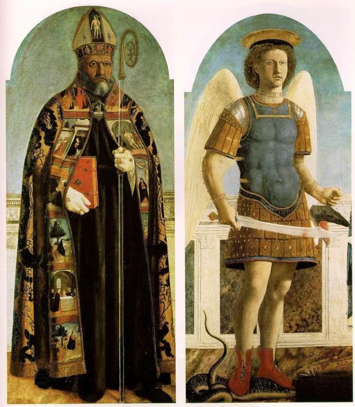 Piero della Francesca Polyptych of Saint Augustine fy oil painting picture